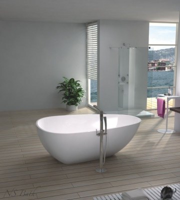 Ванна NS Bath NSB-19120 из искусственного камня