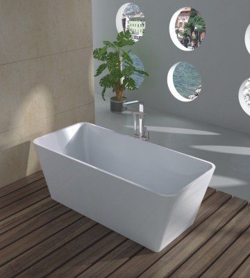 Ванна NS Bath NSB-15700 из искусственного камня