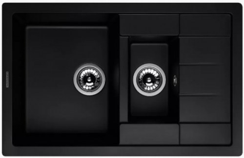 Кухонная мойка Kuppersberg MODENA 1,5B1D BLACK METALLIC