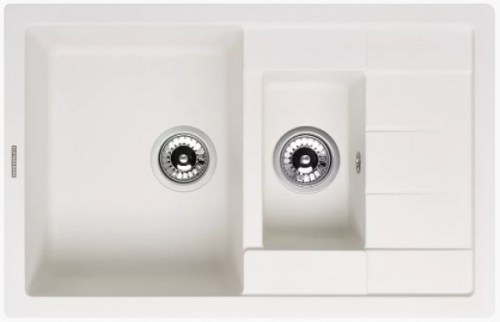 Кухонная мойка Kuppersberg MODENA 1,5B1D WHITE ALABASTER