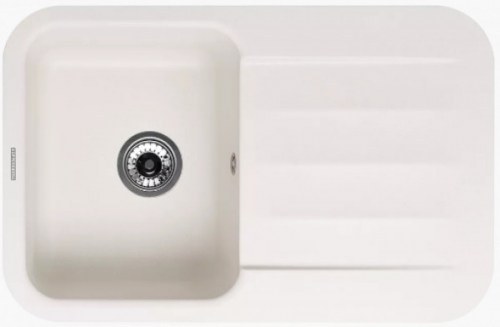 Кухонная мойка Kuppersberg LIRA 1B1D WHITE ALABASTER