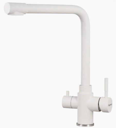 Кухонный смеситель Kuppersberg Geo KG2385CR WHITE