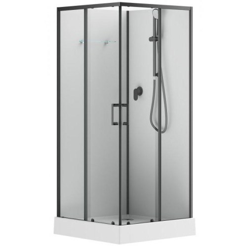 Душевая кабина Aquanet Passion EVO S Black 90x90