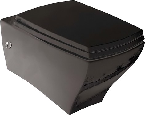 Подвесной унитаз ArtCeram Jazz JZV001 Черный