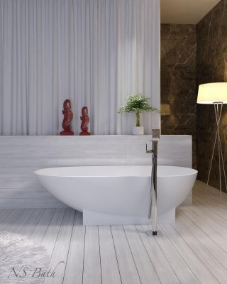 Ванна NS Bath NSB-18900 из искусственного камня