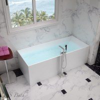 Ванна NS Bath NSB-17705 из искусственного камня