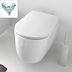 Kerasan Nolita 531501 Унитаз подвесной, безободковый (белый глянцевый)