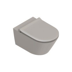 Унитаз Catalano подвесной безободковый Zero 55x35 tortora матовый 0111550032