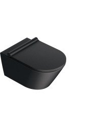 Унитаз подвесной безободковый Catalano Zero Black 55x35 0111550022