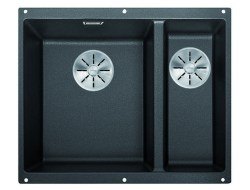 Blanco Subline 340/160-U Silgranit INFINO чаша слева