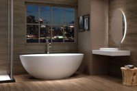 Ванна NS Bath NSB-1575 из искусственного камня