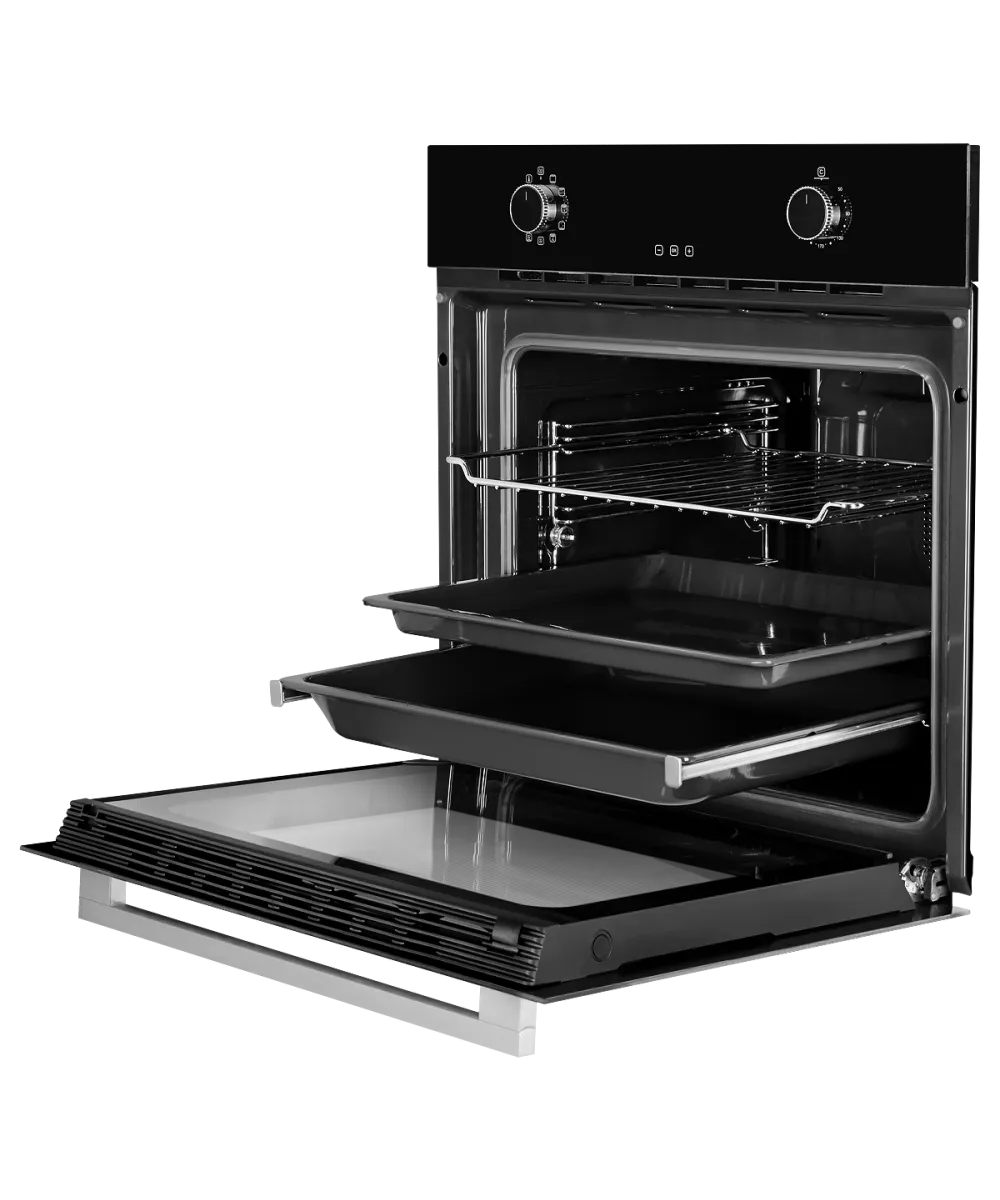 Духовой шкаф Kuppersberg FH611B открытый вид сбоку