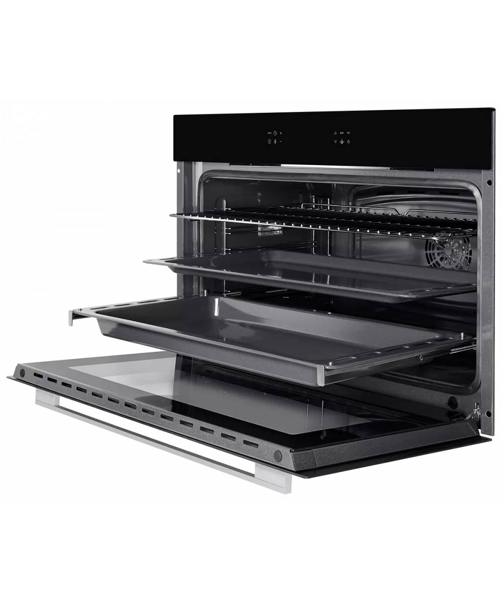 Духовой шкаф Kuppersberg FH911B вид сбоку открытый