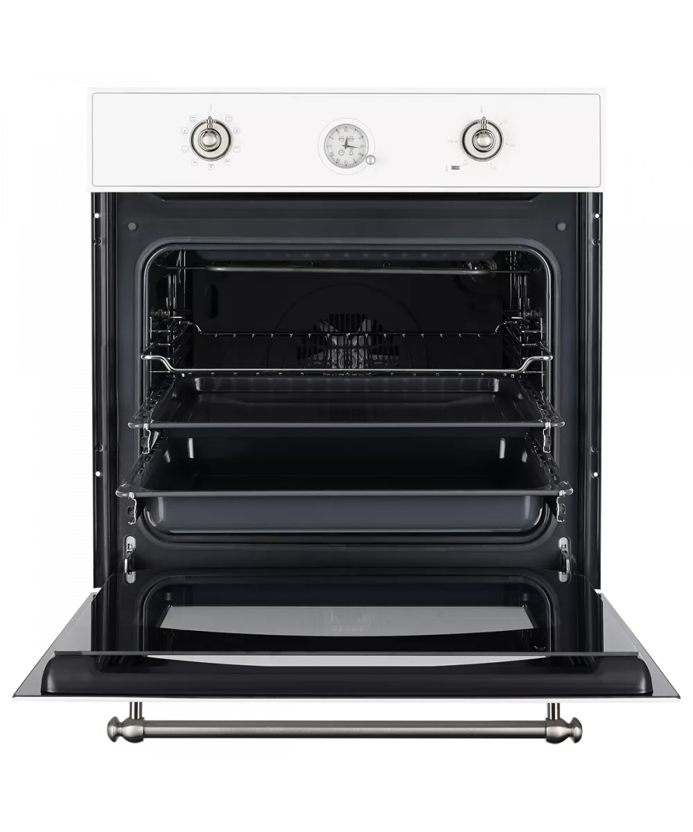 Духовой шкаф Kuppersberg SR609W SILVER в открытом виде