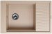 Кухонная мойка Kuppersberg MILA 1B1D BEIGE