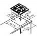 Газовая варочная панель Kuppersberg FQ 42 W чертеж