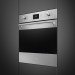 Электрический духовой шкаф Smeg SO6300S2X вид сбоку