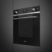Электрический духовой шкаф Smeg SOP6101S2N вид сбоку