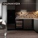 Винный шкаф DUNAVOX DAVG-32.80DOP.TO вид со стороны