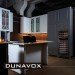 Винный шкаф DUNAVOX DX-74.230DB вид со стороны