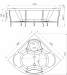 Акриловая ванна Radomir Верона схема