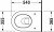 Схема унитаза Duravit Darling New 2545090000