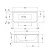 Схема акриловой ванны Duravit P3 Comforts 700381000000000