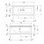 Схема акриловой ванны Duravit P3 Comforts 700375000000000