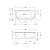 Схема акриловой ванны Duravit Darling New 700248000000000